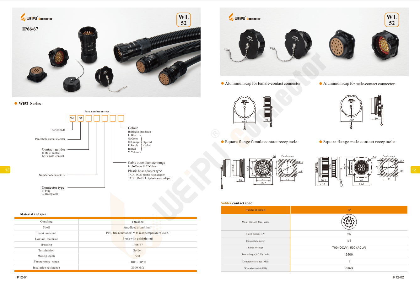 WEIPU WL52 Series