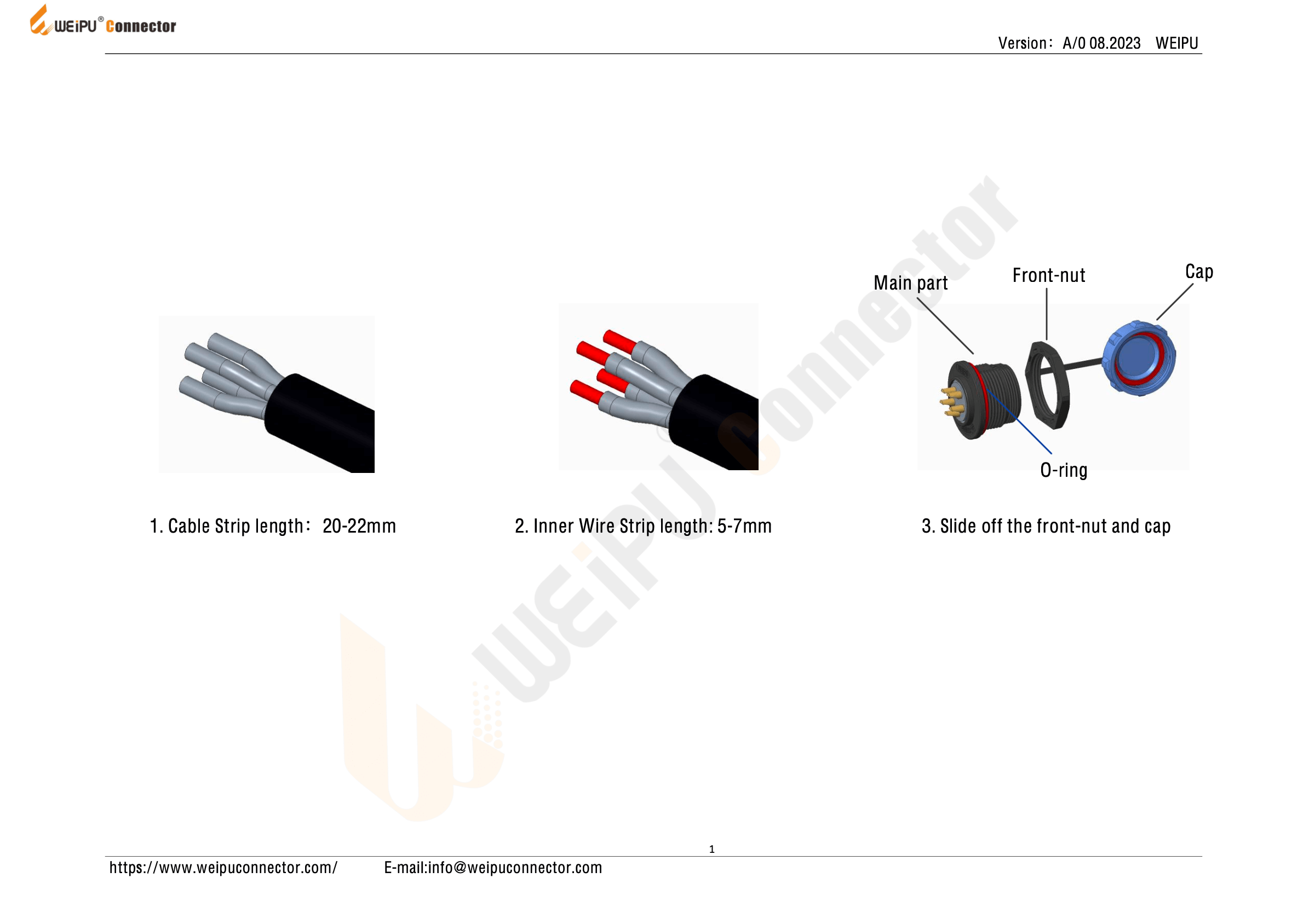 SP2115 Front-nut Assembling Instruction-Solder