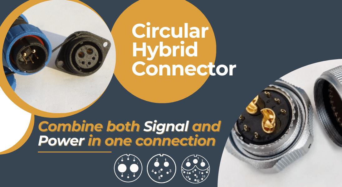 weipu hybrid connector signal and power