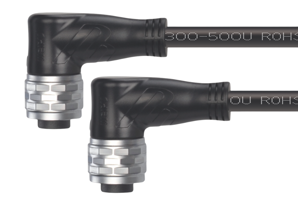 WEIPU M12 angled cable plug-female